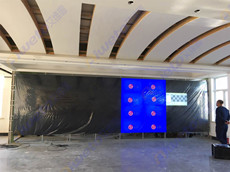 遼寧阜新市豐源給水設計院采用艾維圖47寸高清液晶拼接大屏