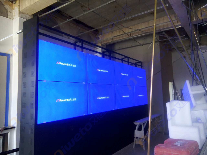 艾維圖8臺55寸液晶拼接屏應用：新疆鐵路局哈密工務段監控室